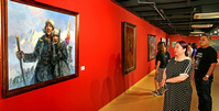 群艺馆庆“八一”油画沙龙优秀作品展
