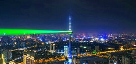 天津美术学院教授曲健雄新作《光——LIGHT》闪亮天塔 为城市地标增添创意