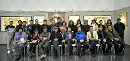 纯粹无界·乔晋津、焦小红、张新佳作品展在天津图书馆开幕