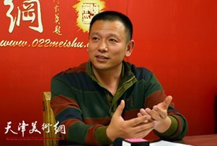 视频：著名画家朱彪做客天津美术网