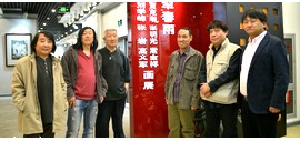 高清图：天津图书大厦举办贾克刚、张明光等“一犁春雨”六人画展