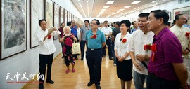 “心象·墨韵”范扬人物画作品展在忻州市五台山书画院开幕
