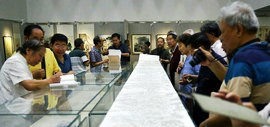 高清图：天津工艺美院616艺术沙龙美术作品邀请展举行