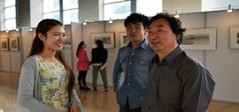 高清图：韩石四十幅山水佳作亮相书画名家精品展