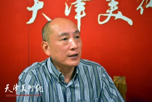 著名书法家许敬做客天津美术网访谈实录 