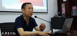 天津文艺界到人民中去主题系列活动启幕 张建会走进静海漫谈书法