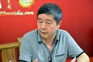 著名书画家毓峋做客天津美术网访谈实录 