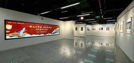 “瞰九州华彩 颂百年伟业——航拍摄影作品展”在河西区美术馆开展