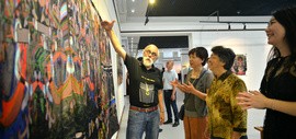 反应艺术，抽象认知-Hushlak艺术作品展在陈塘庄美术科技馆开幕