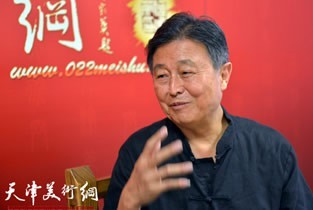 视频：著名画家赵毅做客天津美术网