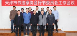 天津市书法家协会行书委员会工作会议召开