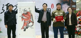 著名作家、书画家张宝瑞《百馗图》画展在中国现代文学馆举行