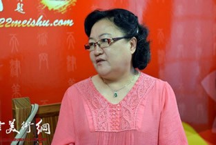 著名津门女画家刘正女士做客天津美术网访谈实录