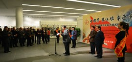 高清图：第二届中国黄河滨海书画名家作品展在津开幕