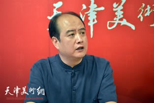 著名书法家刘啸做客天津美术网访谈实录 