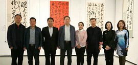 著名作家蒋子龙参观滨海新区美术馆书画展览