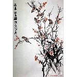 孙其峰：《红叶麻雀》