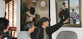 高清图：“南开油画沙龙成立一周年作品展”在南开人民文化宫开幕