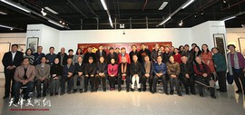 “灵鼠兆丰年”中国第十三届生肖画及国画优秀作品展在河西区美术馆开幕