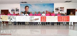 河西区柳林画院举行庆祝中国共产党成立100周年书画作品展