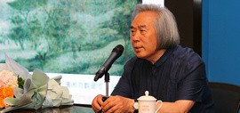 霍春阳先生做客滨海美术馆名家大讲堂 主讲“中国画的立意”