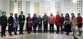 “水墨丹青 凤鸣九州”——宝坻区庆“三八”书画精品展在宝坻书画院开幕