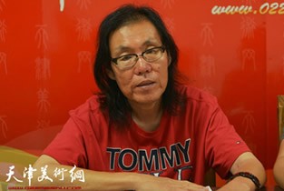 著名书法家陈栋琨做客天津美术网访谈实录