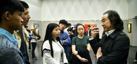 高清图：天津美术学院青年艺术家联展在天津图书馆艺术展厅开幕