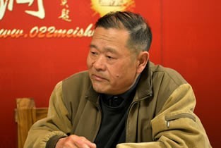 视频：著名画家董铁山做客天津美术网