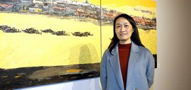 “微光·城市——肖爱华油画艺术展”在天津泰达创意空间开幕