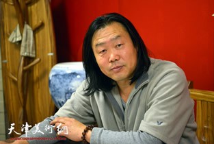 著名画家刘学峰做客天津美术网访谈实录 