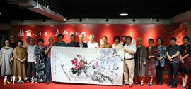 “七彩画卷—天津湖社女画家作品展”在秦皇岛臻舍美术馆开展