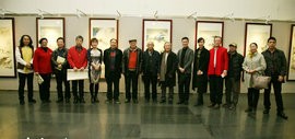 高清图：驰雪追风新画境 李澜雪景鞍马作品展亮相天津图书馆