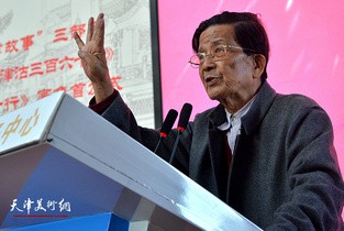 视频：杜明岑恢弘巨制“画说沽上历史 白描天津故事”三部曲精品展