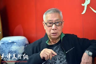 视频：著名画家刘洪麟做客天津美术网