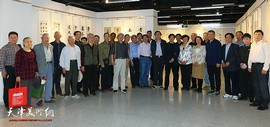 “行歌”中国经典法书临创展在天津市河西区美术馆开幕