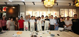 天津著名画家陈之海个人精品展在鼓楼水木居开幕