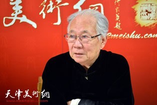 视频：著名书画家华非做客天津美术网