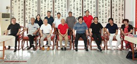 梅江书画院开展“庆祝中国共产党成立99周年”书画联谊活动