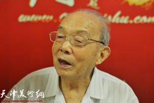 百岁画家夏明远做客天津美术网访谈实录 