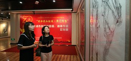 “我和我的祖国·津门百佳”天津市首届中国画、油画双年展在北辰区美术馆开幕