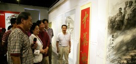 高清图：胜兵如歌—全国百家书画作品展在津开展