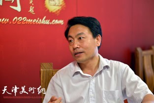 视频：著名书法家刘俊坡做客天津美术网