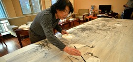 著名花鸟画家郑连群为“水境”赋予更多的艺术内涵