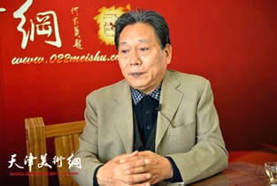 著名画家霍然做客天津美术网访谈实录 