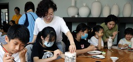 瓷语话党史 做红色传人——天津市少儿瓷画创作体验活动备受青睐