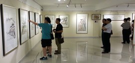 高清图：天津文交所举办第二届具有收藏潜力艺术作品展 