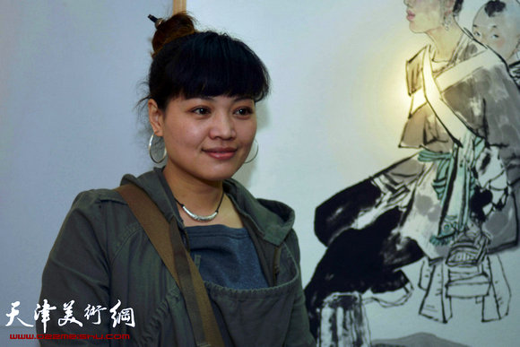 天津青年女画家马韵桐
