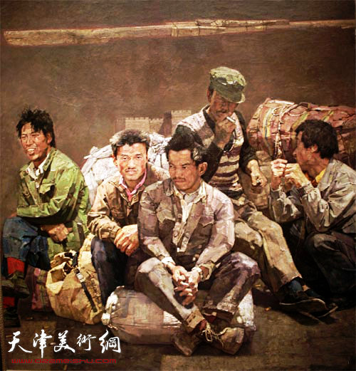 忻东旺作品：《诚城》150×160cm  1995年