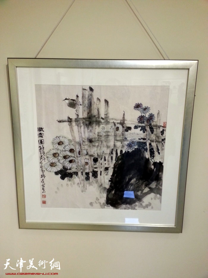 第二届具有收藏潜力艺术作品展文交所开展。图为史振岭作品。